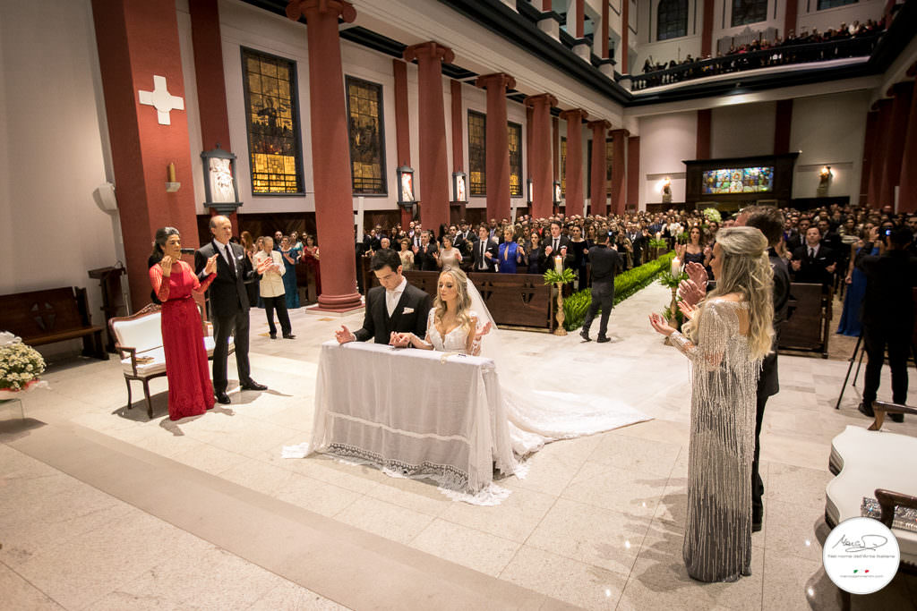 fotografia de casamento curitiba Paróquia São Francisco de Paula